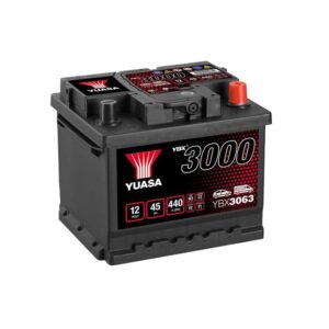 17 5050694029622 YBX3063 YBX3063 YUASA - LB1 - 12V 45AH 440A - 207X175X175 MM