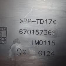 1946 9100000019468 670157363 MASERATI GRECALE PARAURTI POSTEIORE SINISTRO OE: 670157363