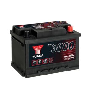 19 5050694029653 YBX3075 YBX3075 YUASA - LB2 - 12V 60AH 550A - 243X175X175 MM