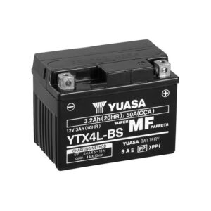 573 9100000005737 YTX4LBS BATTERIA AVVIAMENTO MOTO YTX YTX4L-BS 12V 3AH 50A DIM.114X71X86H DX-AGM